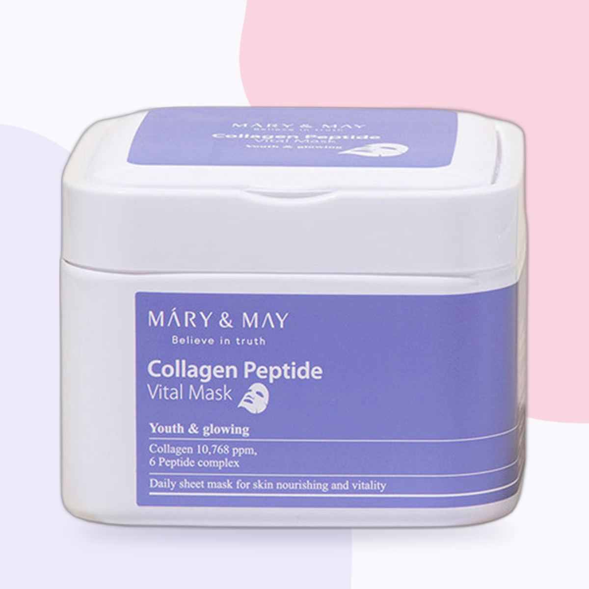 Mary & May Collagen Peptide Vital Mask 30 Stück