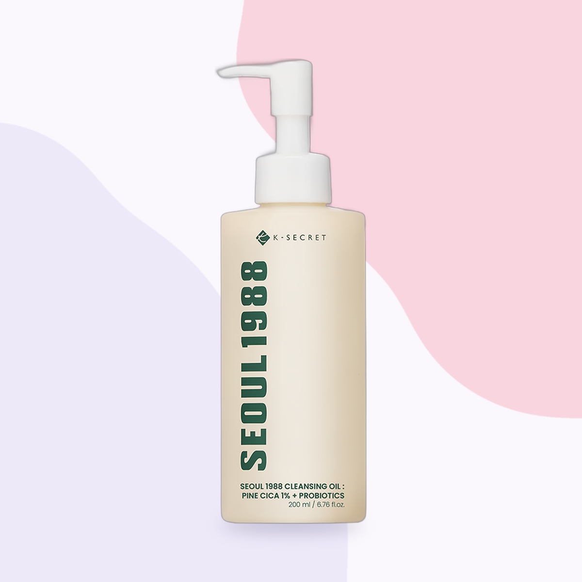 K-SECRET SEOUL 1988 Cleansing Oil Pine Cica 1% + Probiotics 200 ml