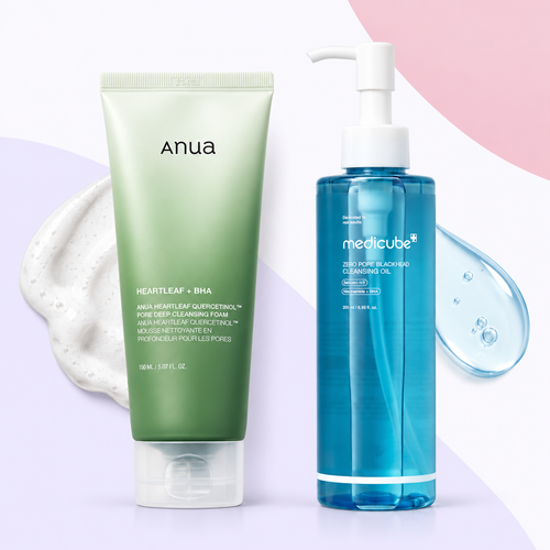 ANUA x Medicube Deep Pore Double Cleansing Bundle