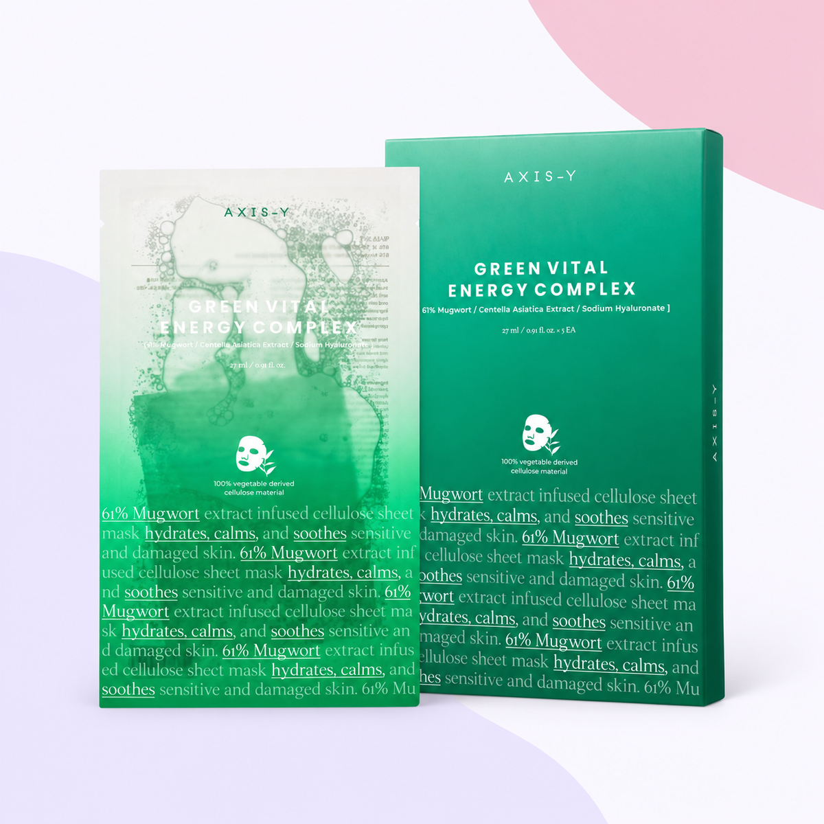 AXIS-Y Mugwort Green Vital Energy Complex Sheet Mask