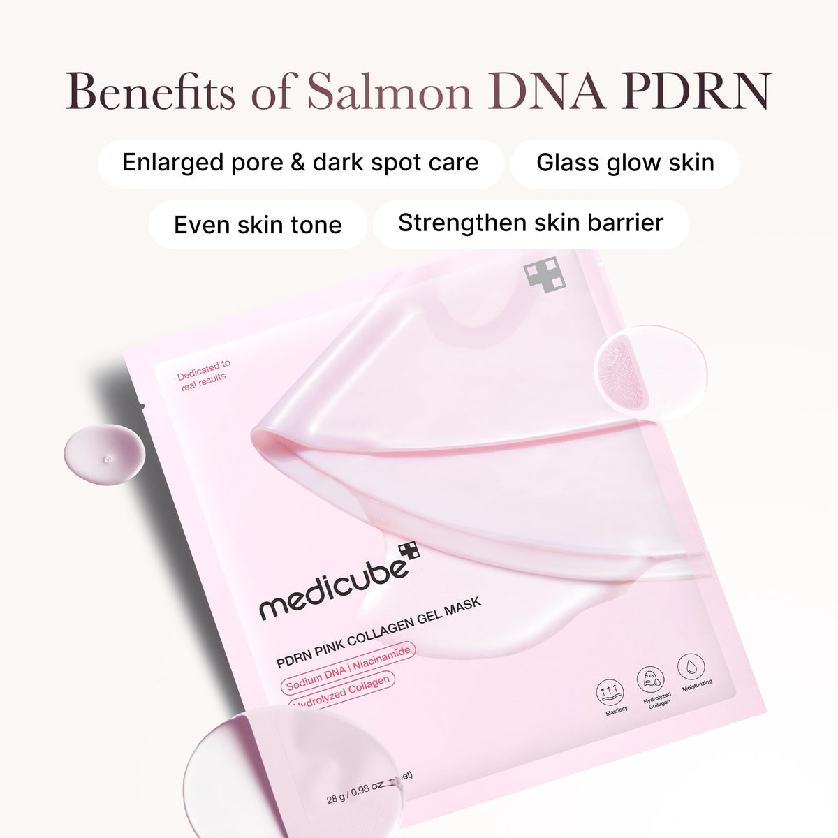 Medicube PDRN Pink Collagen Jelly Gel Mask 1 Sheet