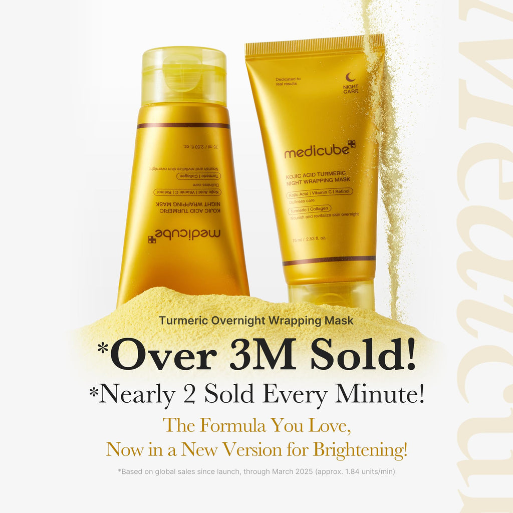 medicube Kojic Acid Turmeric Overnight Wrapping Peel Off Mask 75ml