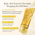 medicube Kojic Acid Turmeric Overnight Wrapping Peel Off Mask 75ml