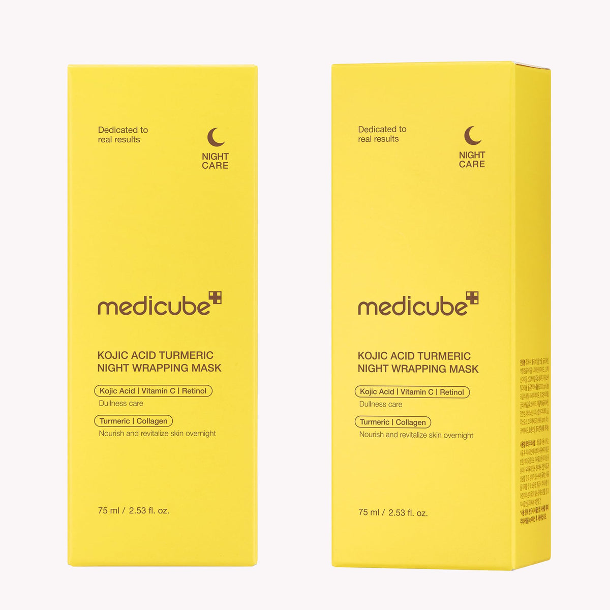 medicube Kojic Acid Turmeric Overnight Wrapping Peel Off Mask 75ml