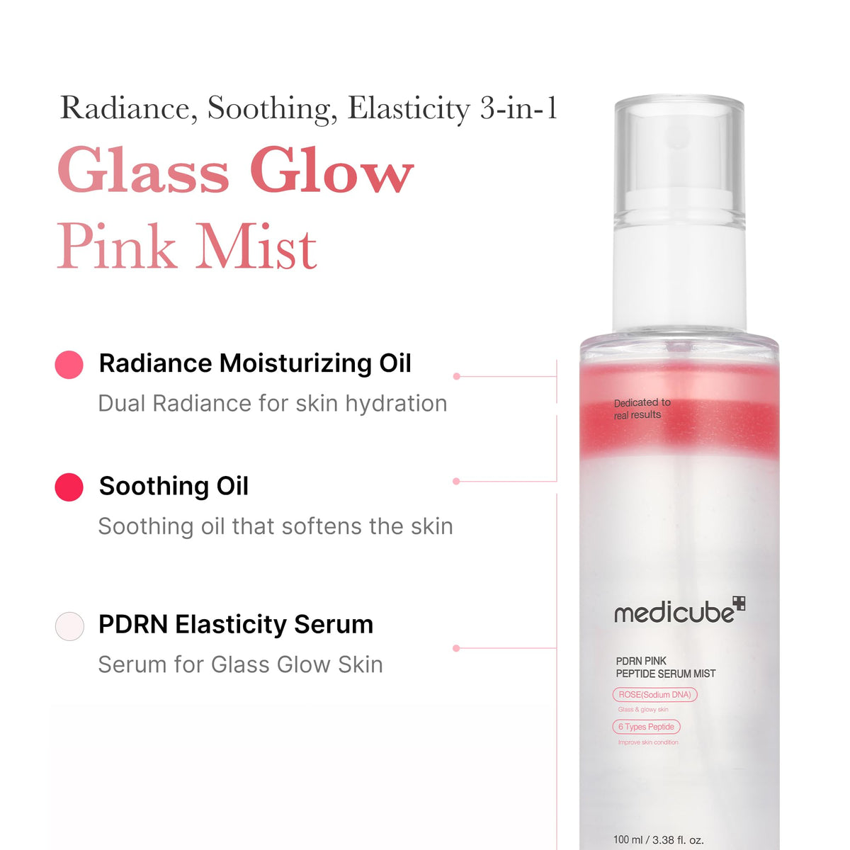 Medicube PDRN Pink Peptide Spray Serum 100ml