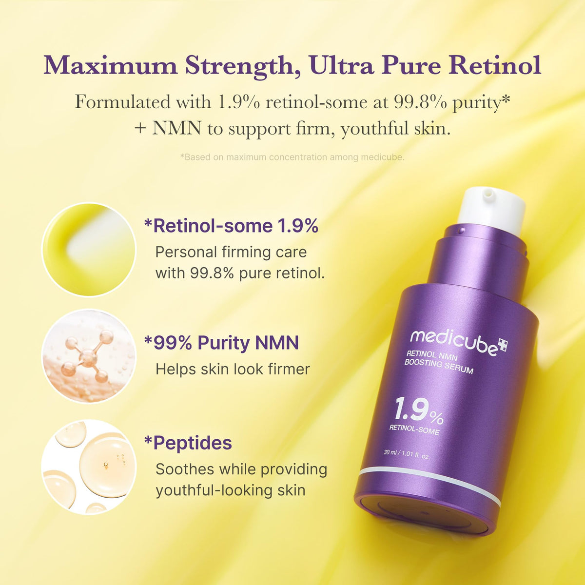 Medicube Retinol-some 1.9% NMN Boosting Serum 30ml