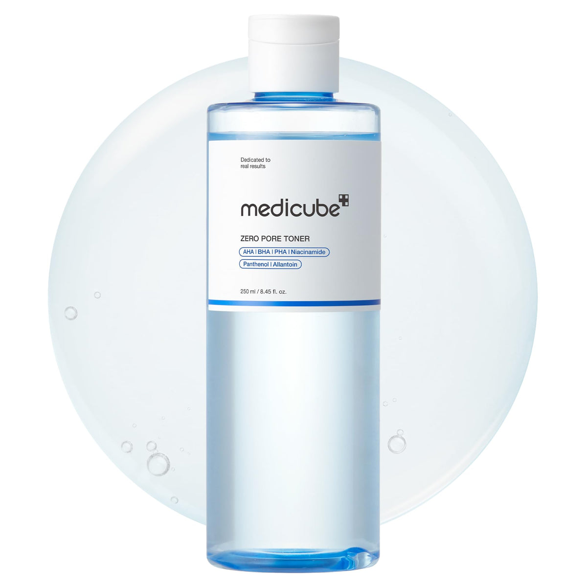 Medicube Zero Pore Toner Exfoliating & Hydrating Blue Bottle Water Toner 250ml